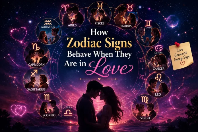 How Zodiac Signs Behave When They Are in Love