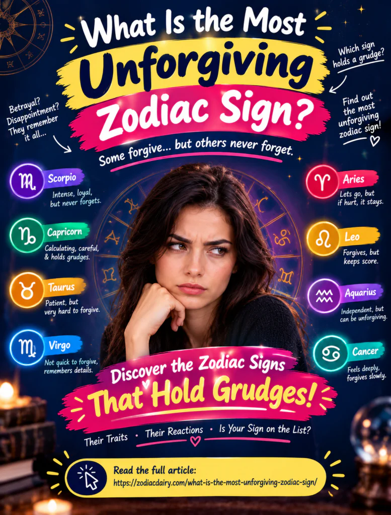 What Is the Most Unforgiving Zodiac Sign? 1 What Is the Most Unforgiving Zodiac Sign?
