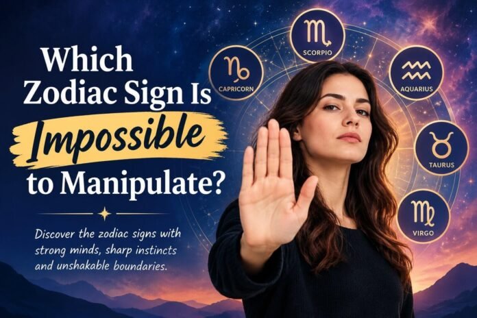 Which Zodiac Sign is impossible to manipulate Which Zodiac Sign is impossible to manipulate